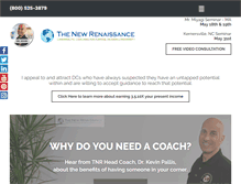 Tablet Screenshot of coachingforchiropractors.com